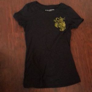 Aeropostal Black shirt With gold Tiger design